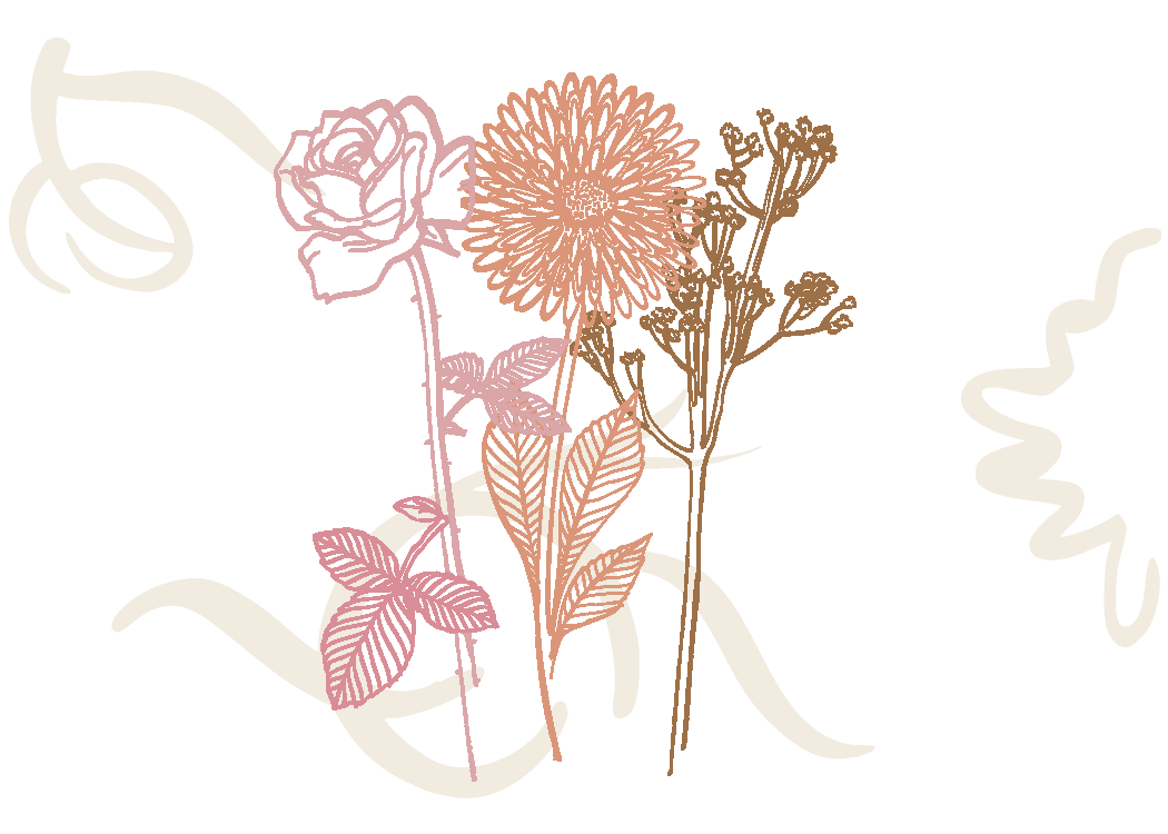 floral stem illustration vector florist